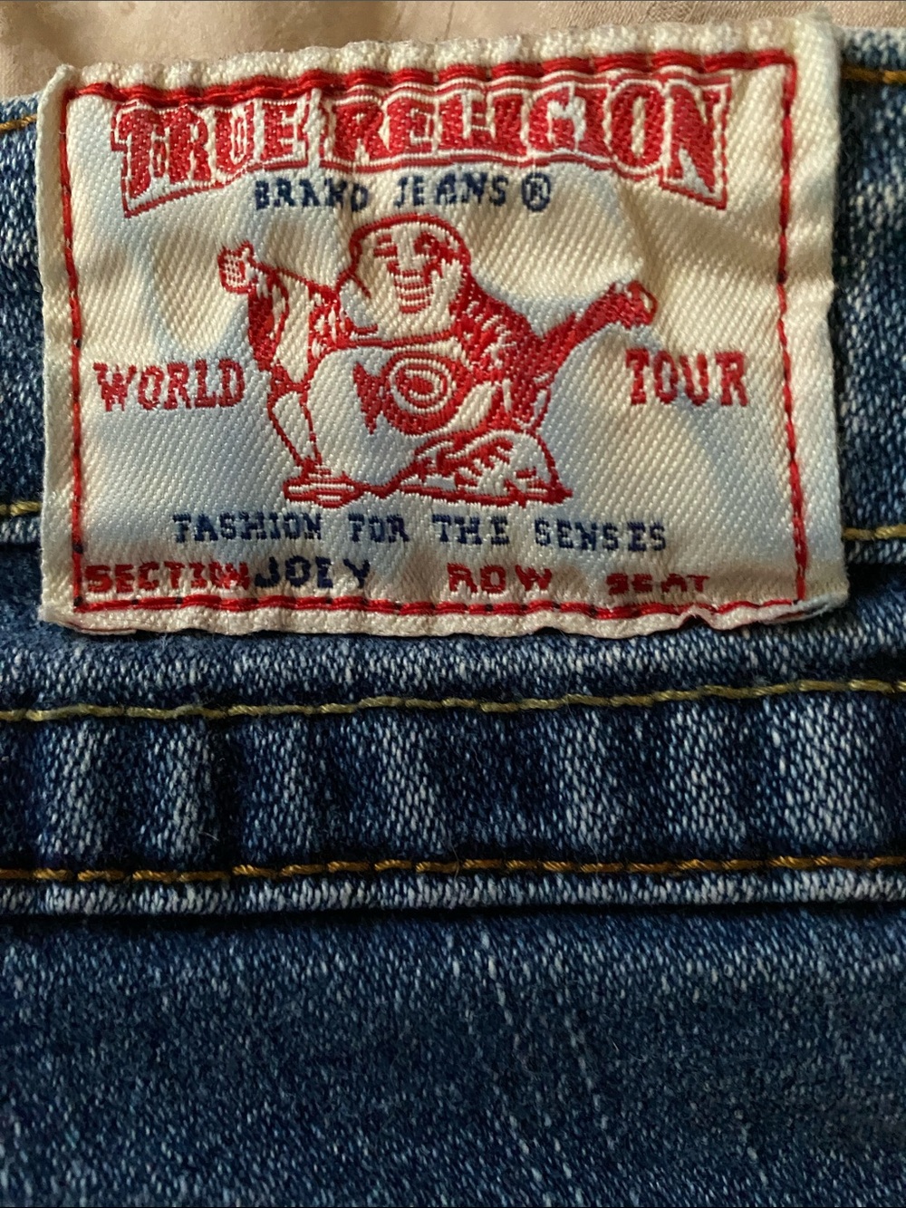 True Religion Joey Slim Straight Dark Wash Women's Jeans